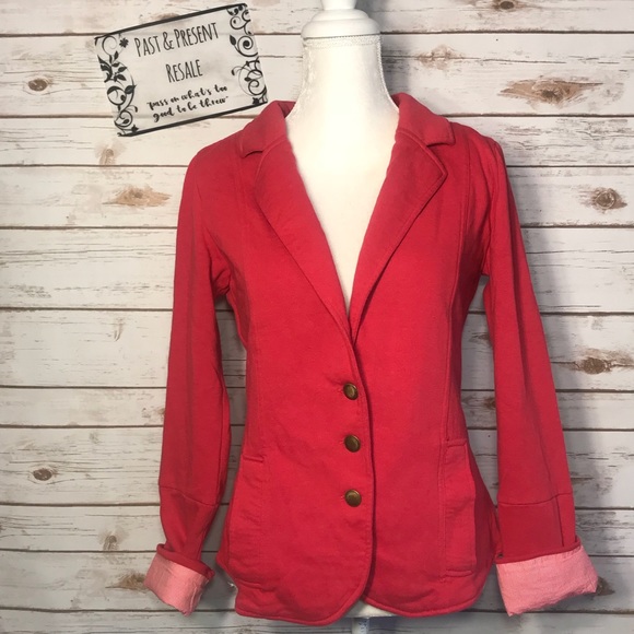 Hurley Women's‎ Pink Button Jacket Size Medium - Picture 2 of 8